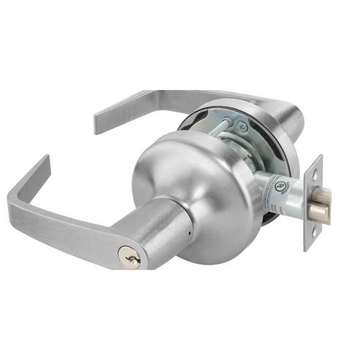 Accentra 4704LN Grade 1 Entry Cylindrical Lever Lock Augusta Trim Design